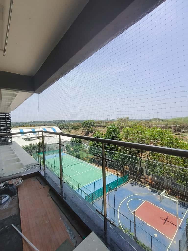 Duct Area Safety Nets Installation in Bangalore Apartments