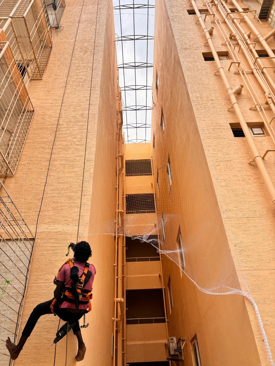 Duct area safety nets in Banashankari